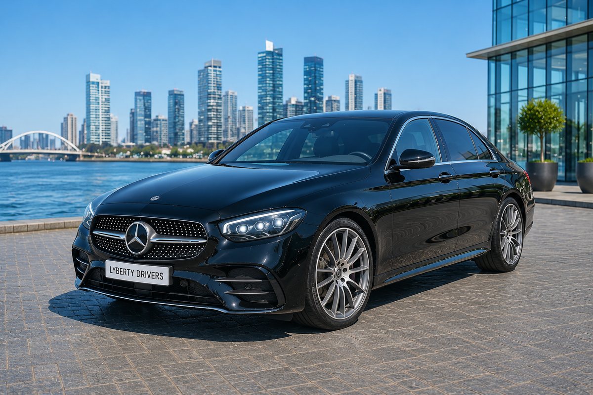 Mercedes Classe E — Confort affaires avec chauffeur, Luxembourg